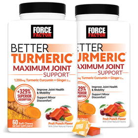 Force Factor Better Turmeric Maximum Joint Support 1200mg boîte avant
