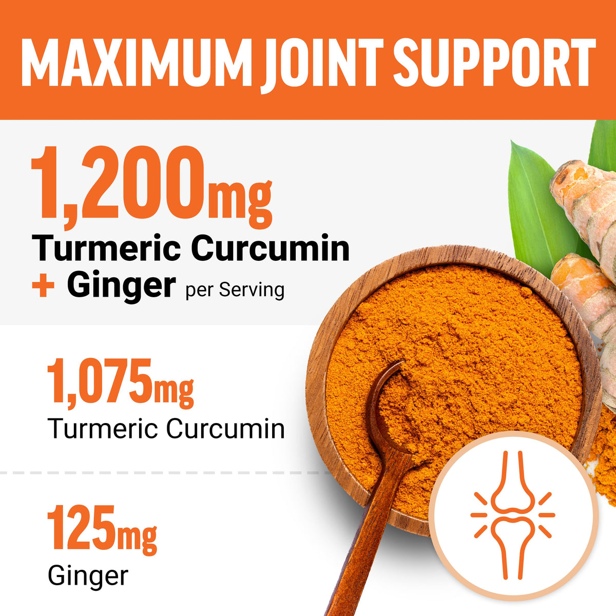 Force Factor Better Turmeric Maximum Joint Support 1200mg gommes à mâcher