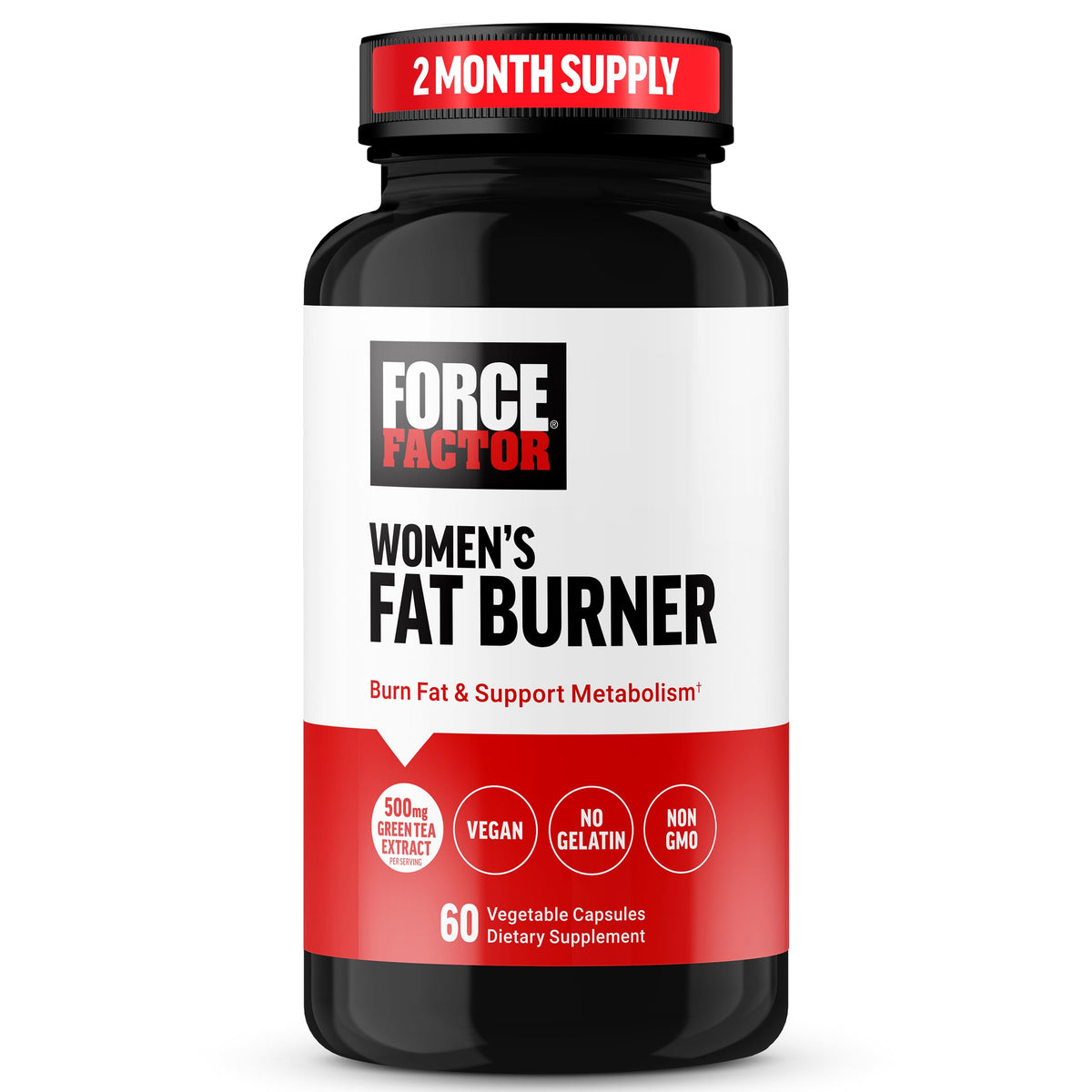Force Factor Brûleur de Graisse pour Femmes 65g vue de face