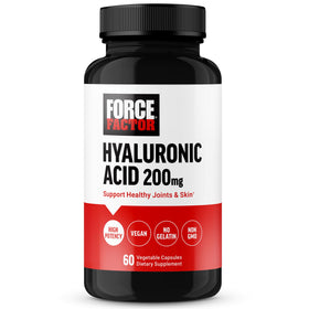 Force Factor capsules d'acide hyaluronique vue de face