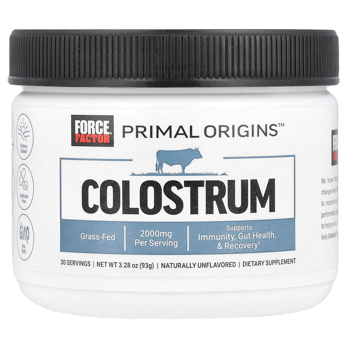 Force Factor Colostrum Bovin 150g - utilisation dans un smoothie