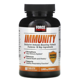 Force Factor complément alimentaire 1000mg de vitamine C, emballage et informations