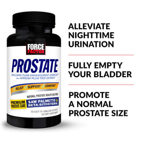 Force Factor Complément Alimentaire Prostate Saw Palmetto 259g informations sur l'étiquette