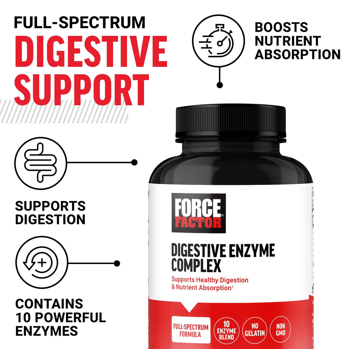 Force Factor Complex d'Enzymes daily 85g emballage