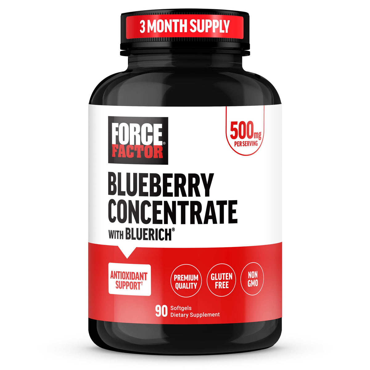 Force Factor Concentré de Myrtilles 210g vue de face