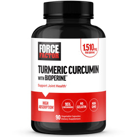 Force Factor Curcuma Curcumine supplément vue de face