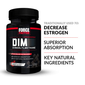 Force Factor DIM 300mg capsules avec étiquette