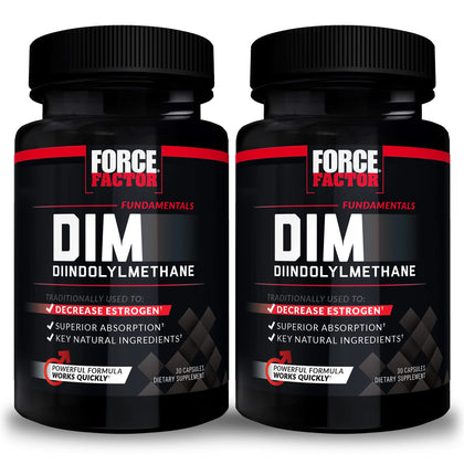 Force Factor DIM 300mg capsules front view
