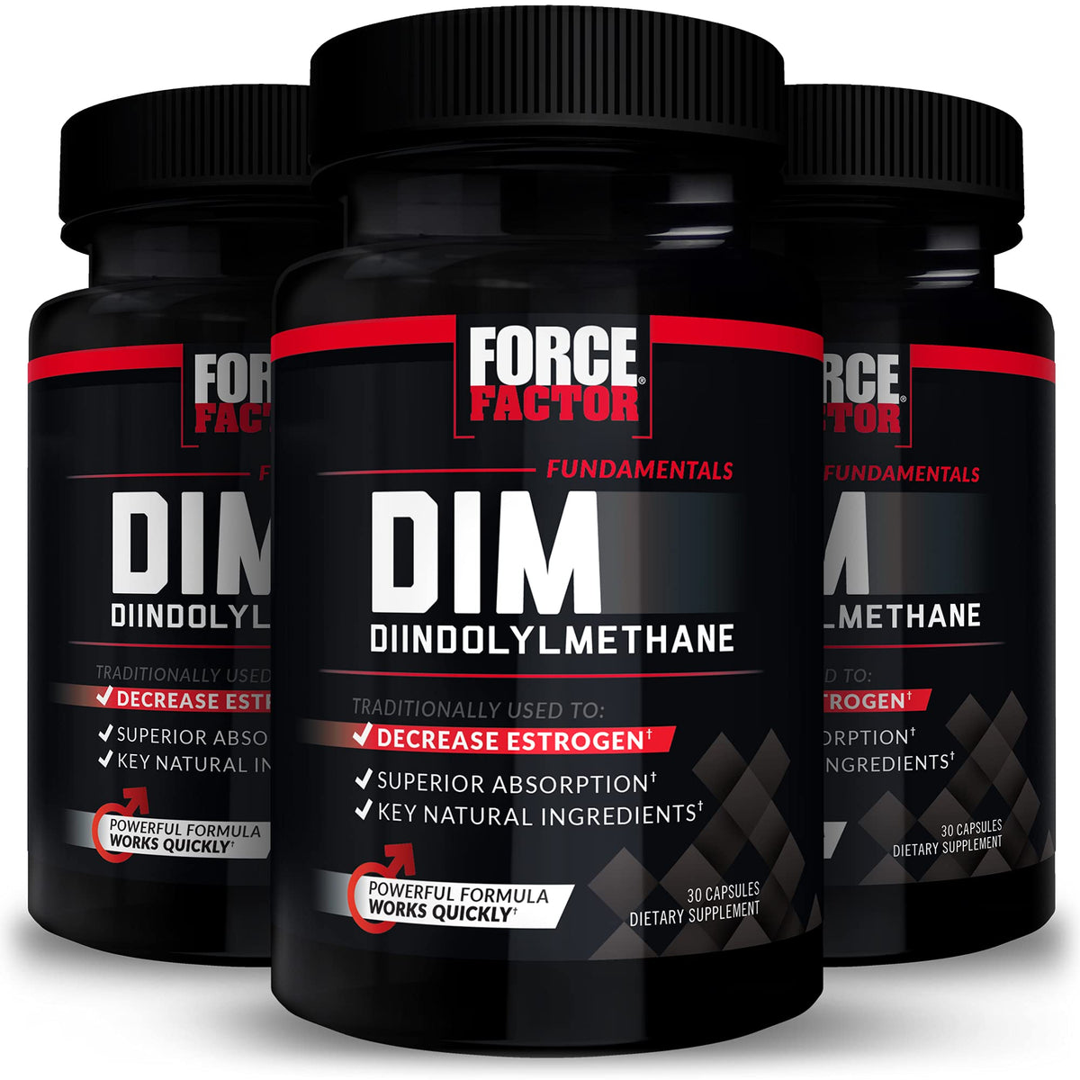 Force Factor DIM 300mg capsules vue de face