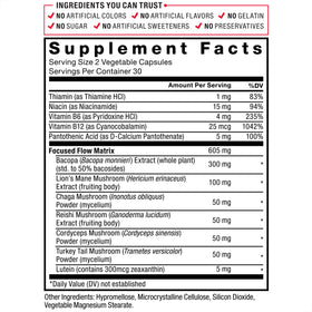Force Factor Forebrain Focus complément alimentaire 18g près d'un ordinateur