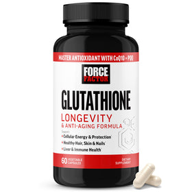 Force Factor Glutathione 60 capsules flacon avant