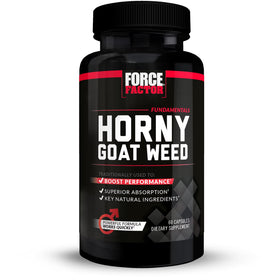 Force Factor Horny Goat Weed 750mg 60 capsules vue de face