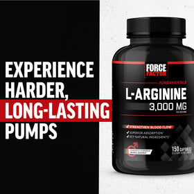 Force Factor L-Arginine 3000mg complément alimentaire en usage