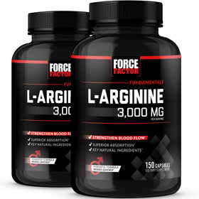 Force Factor L-Arginine 3000mg complément alimentaire vue de face