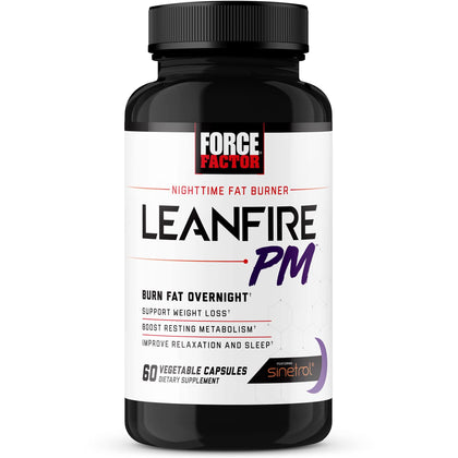 Force Factor LeanFire PM boîte de 60 capsules vue de face