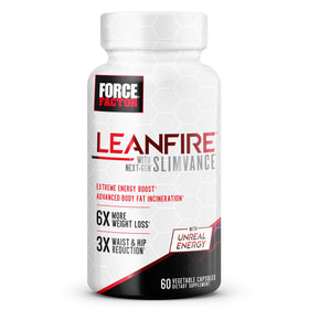 Force Factor LeanFire SLIMVANCE 60 capsules vue de face