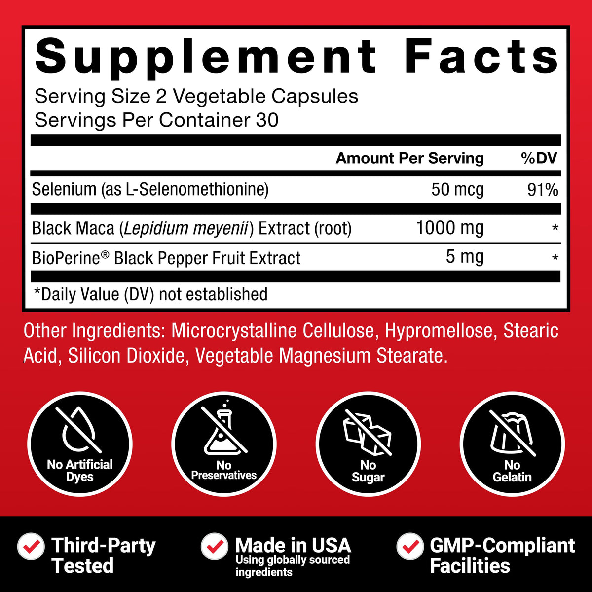 Force Factor Maca Noire 1000mg en situation de lifestyle