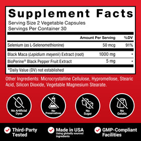 Force Factor Maca Noire 1000mg en situation de lifestyle