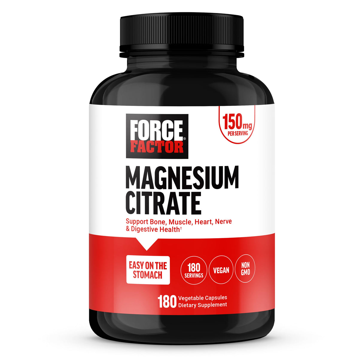 Force Factor Magnésium Citrate 236g capsules vue de face