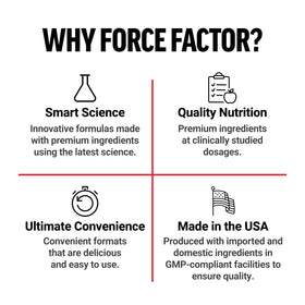 Force Factor Mousse de Mer Premium 390g présentation sur table