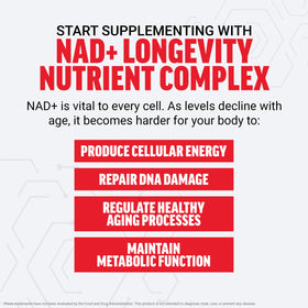 Force Factor NAD+ complément alimentaire en gros plan