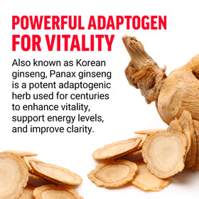 Force Factor Panax Ginseng complément alimentaire 118g emballage