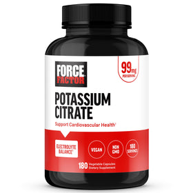 Force Factor Potassium Citrate gélules vegan vue avant