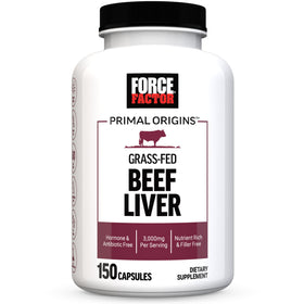 Force Factor Primal Origins Capsules de Foie de Boeuf 3000mg vue de face
