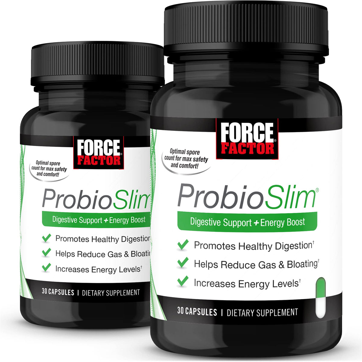Force Factor ProbioSlim 60 capsules vue de face