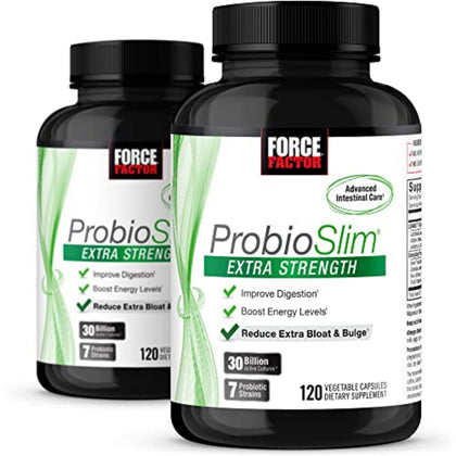 Force Factor ProbioSlim Extra Strength complément alimentaire 30 milliards CFU