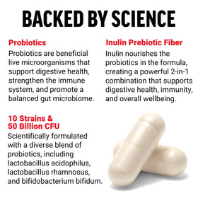 Force Factor Probiotique pour Femmes 50 milliards CFU - capsules