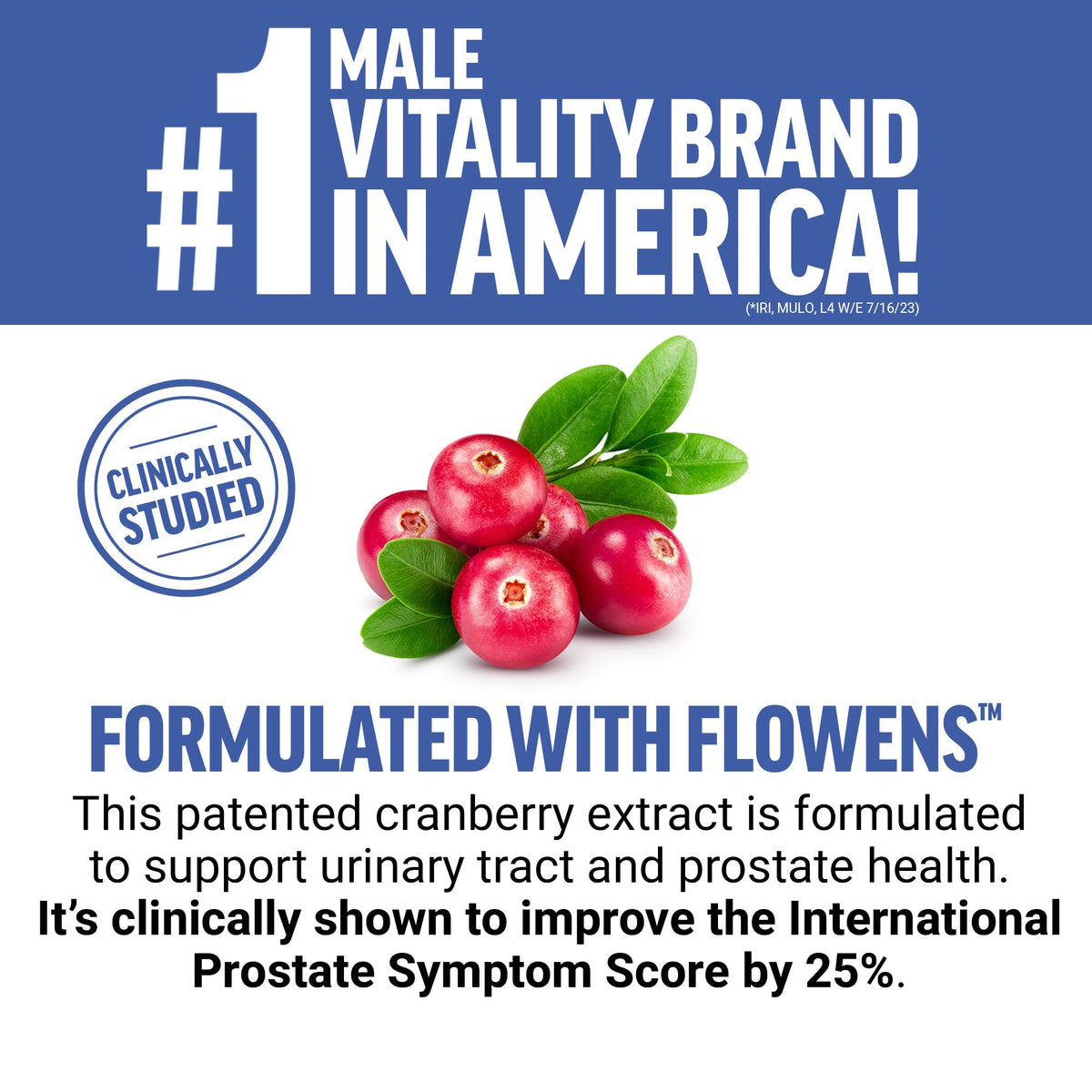 Force Factor Prostate Advanced avec des ingrédients naturels sur la table