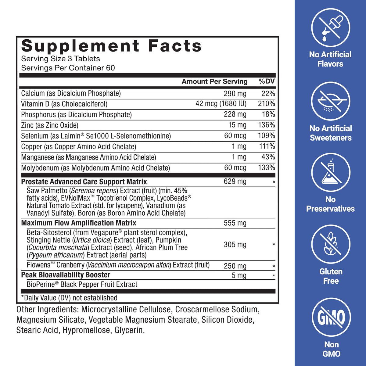 Force Factor Prostate Advanced complément alimentaire en main