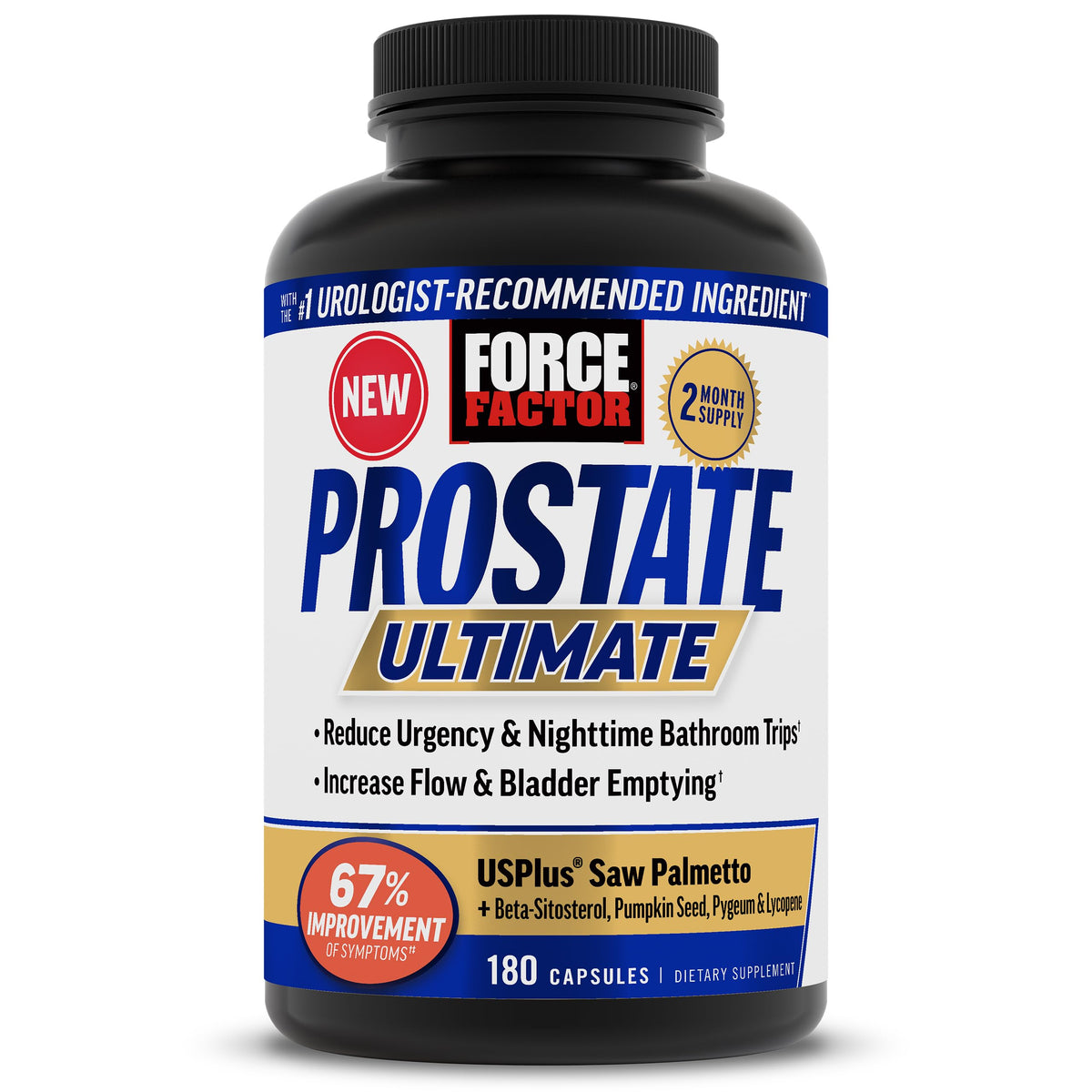 Force Factor Prostate Ultimate complément alimentaire 200g vue avant