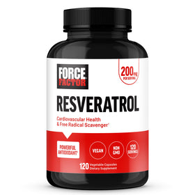 Force Factor Resvératrol complément alimentaire 91g avant