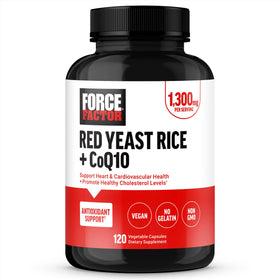 Force Factor Riz de Levure Rouge + CoQ10 141g vue de face