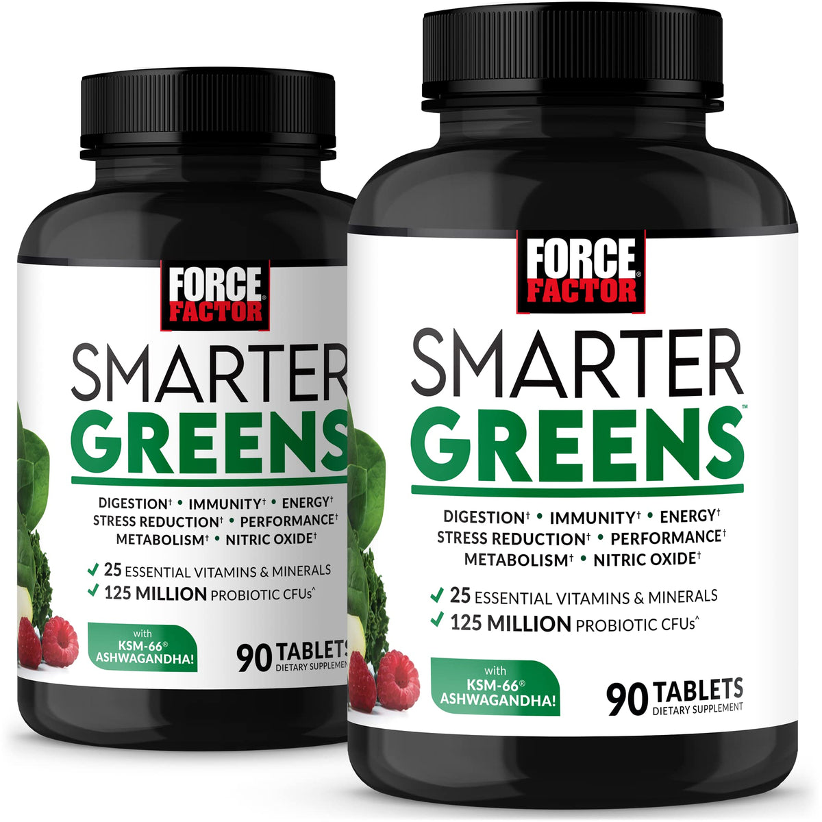 Force Factor Smarter Greens complément alimentaire 363g vue avant