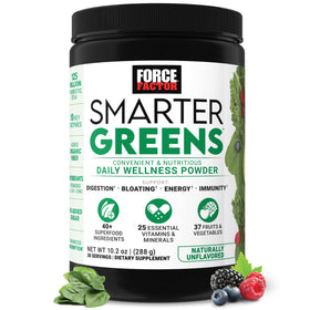 Force Factor Smarter Greens Poudre de Bien-être 358g vue de face