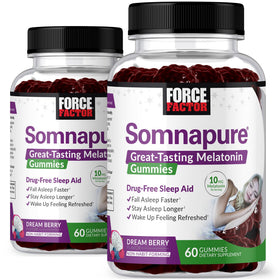 Force Factor Somnapure Gummies 10mg Melatonin front view