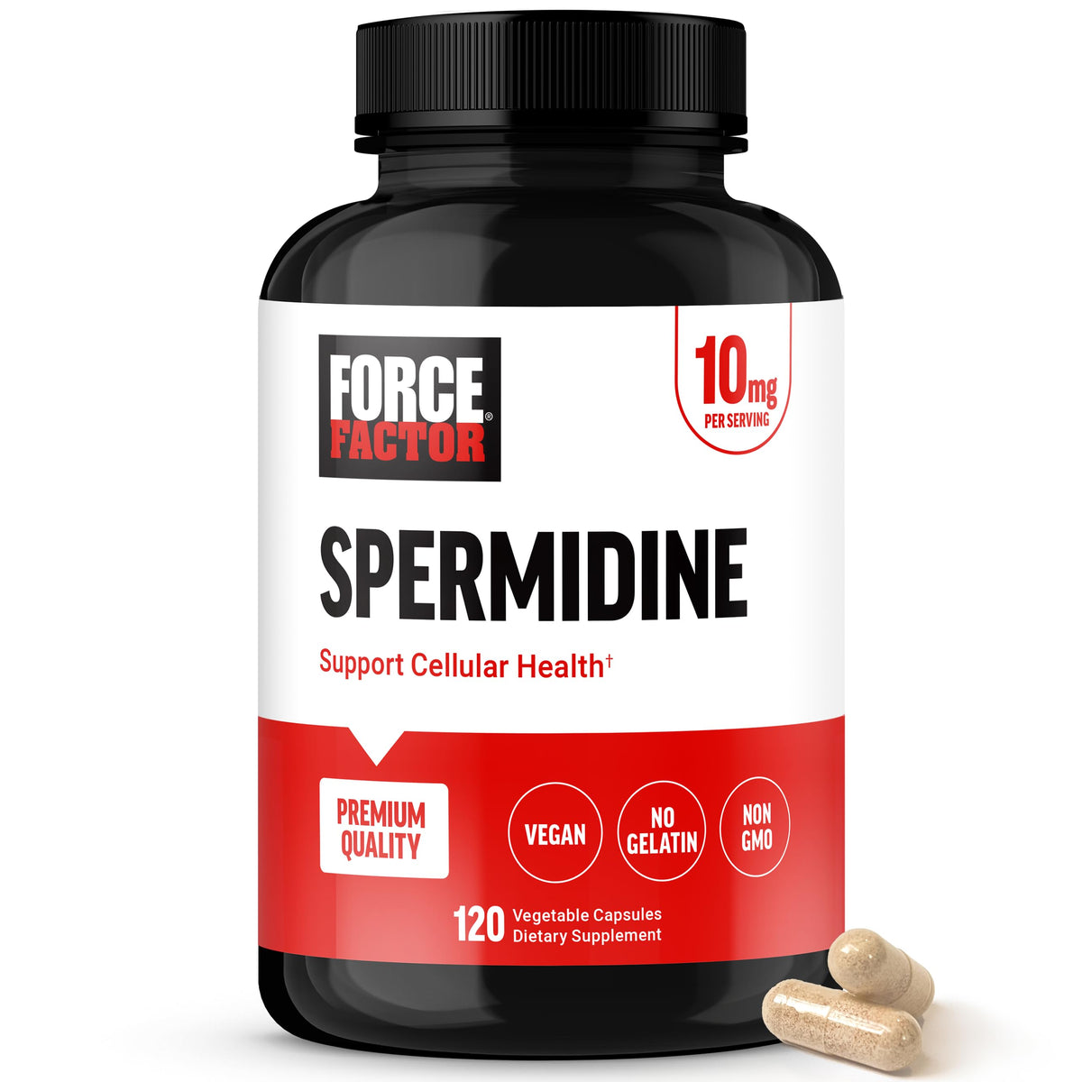 Force Factor Spermidine 40g devant l'emballage