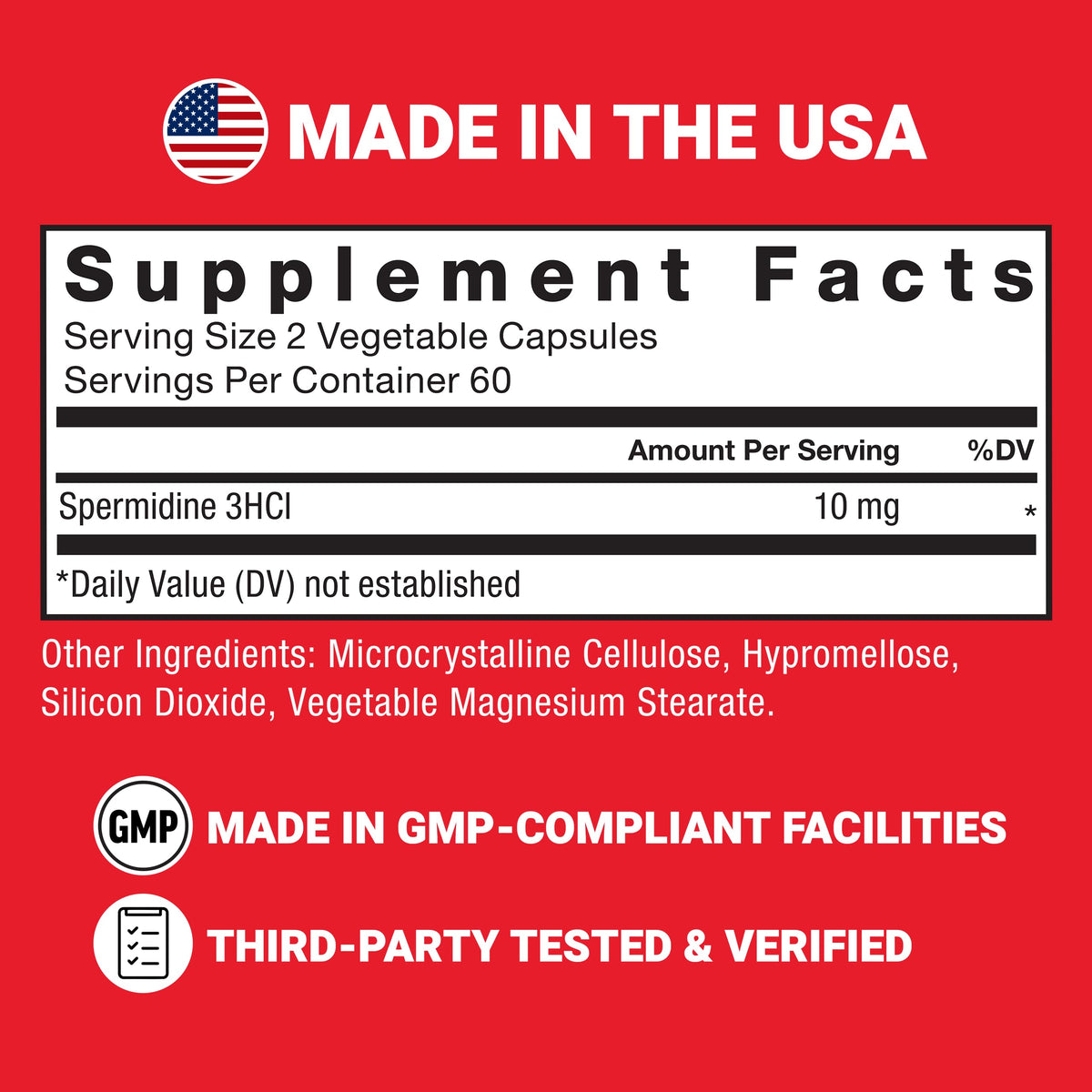 Force Factor Spermidine 40g sur un fond de nature
