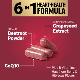 Force Factor Total Beets Capsules 1800mg vue arrière