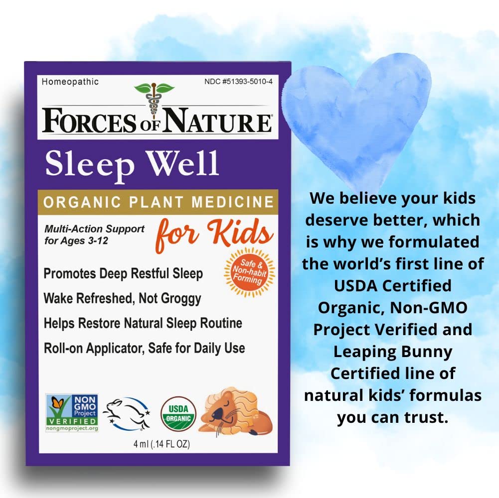 Forces de Nature Sommeil Naturel Enfants 4ml vue de côté