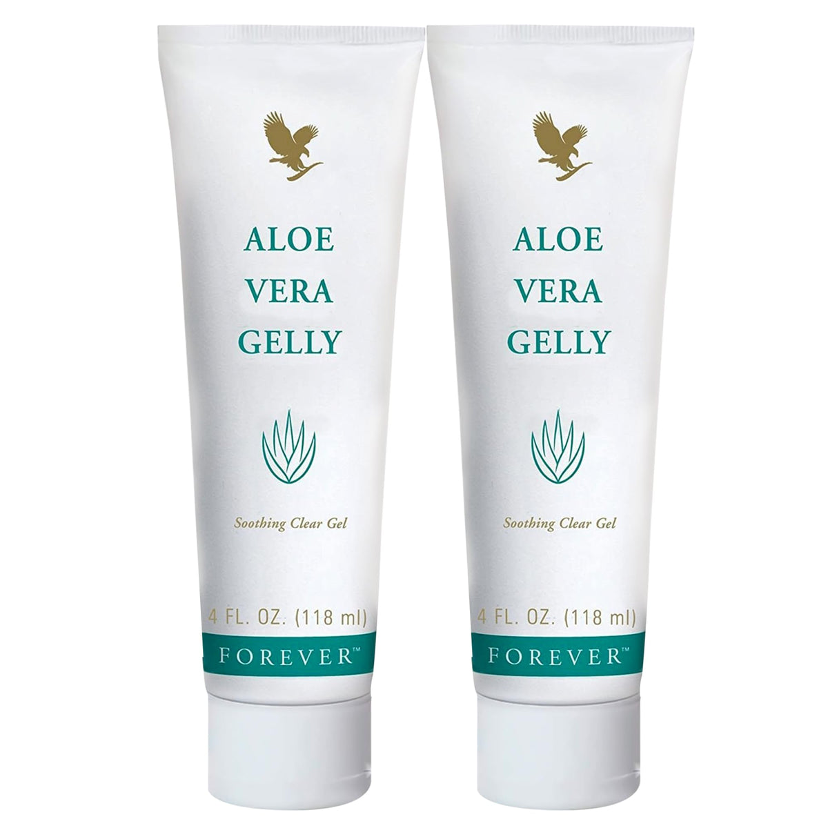 Forever Living Aloe Vera Gelly 118ml vue avant avec texture du gel