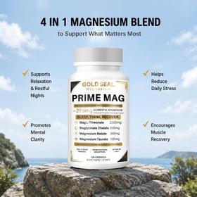 Format des capsules de magnésium Gold Seal