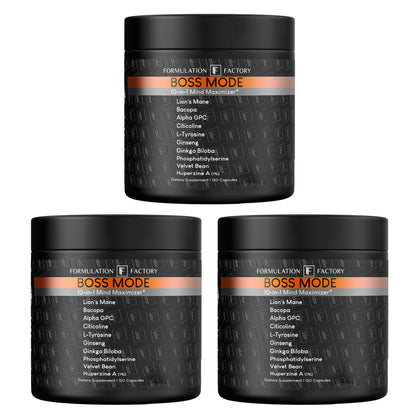 Formulation Factory BOSS Mode 10-en-1 Nootropic Complexe, vue avant