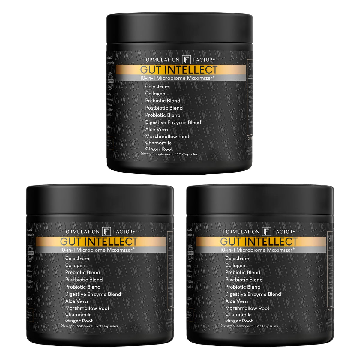 Formulation Factory Complément Alimentaire 10-en-1 Microbiome, 360 capsules, packaging avant