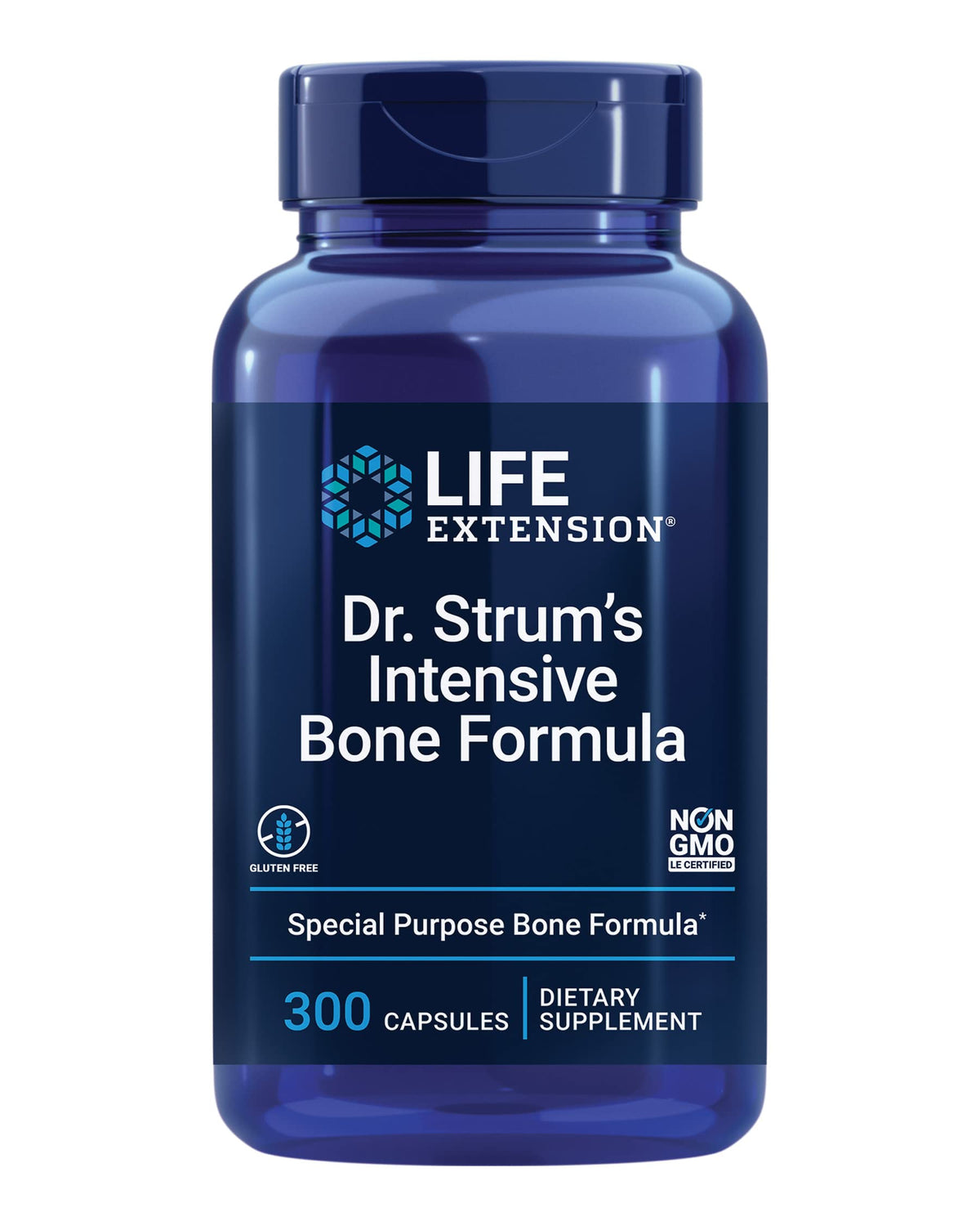 Formule Intensive pour les Os Life Extension, 300 capsules, avant