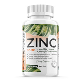 FORTE NATURALS Zinc 50mg comprimés 100 unités vue de face