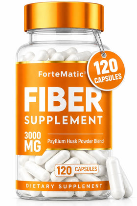 Fortematic Capsules de Psyllium 3000mg, flacon de 120 capsules